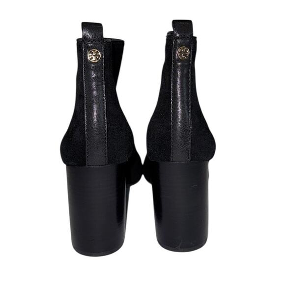 Tory Burch Casual Black Suede Ankle Boots Size 10.5 - Picture 5 of 11